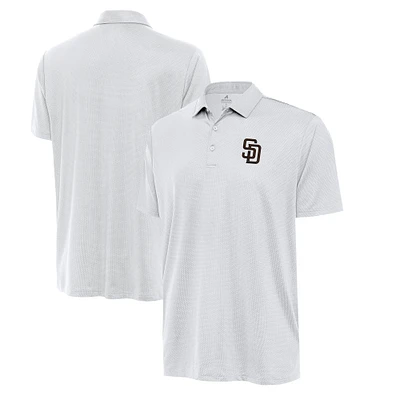 Men's Antigua White San Diego Padres Eclipse Polo