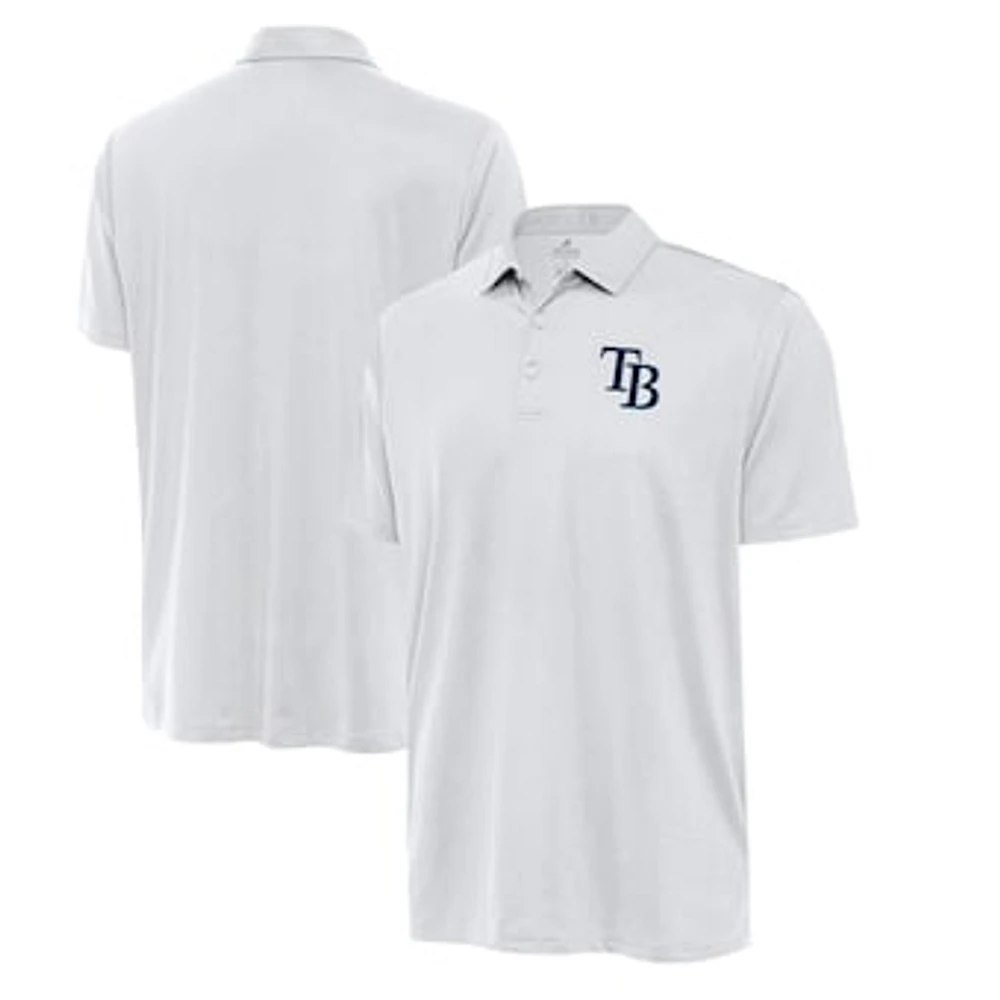 Men's Antigua White Tampa Bay Rays Eclipse Polo