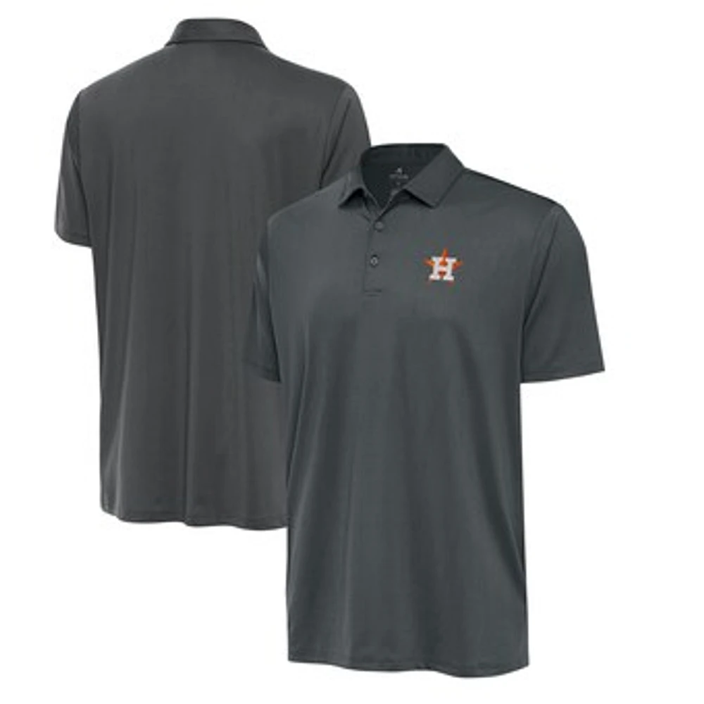 Men's Antigua Pewter Houston Astros Eclipse Polo
