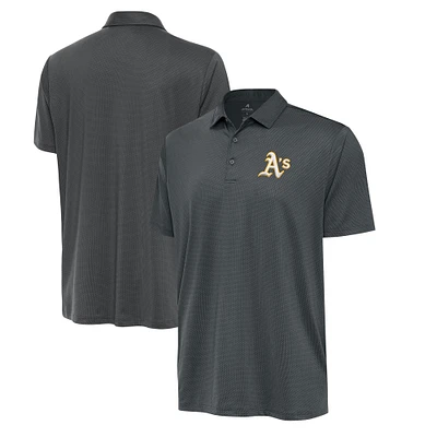 Men's Antigua Pewter Athletics Eclipse Polo