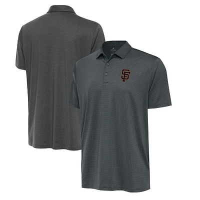 Men's Antigua Pewter San Francisco Giants Eclipse Polo