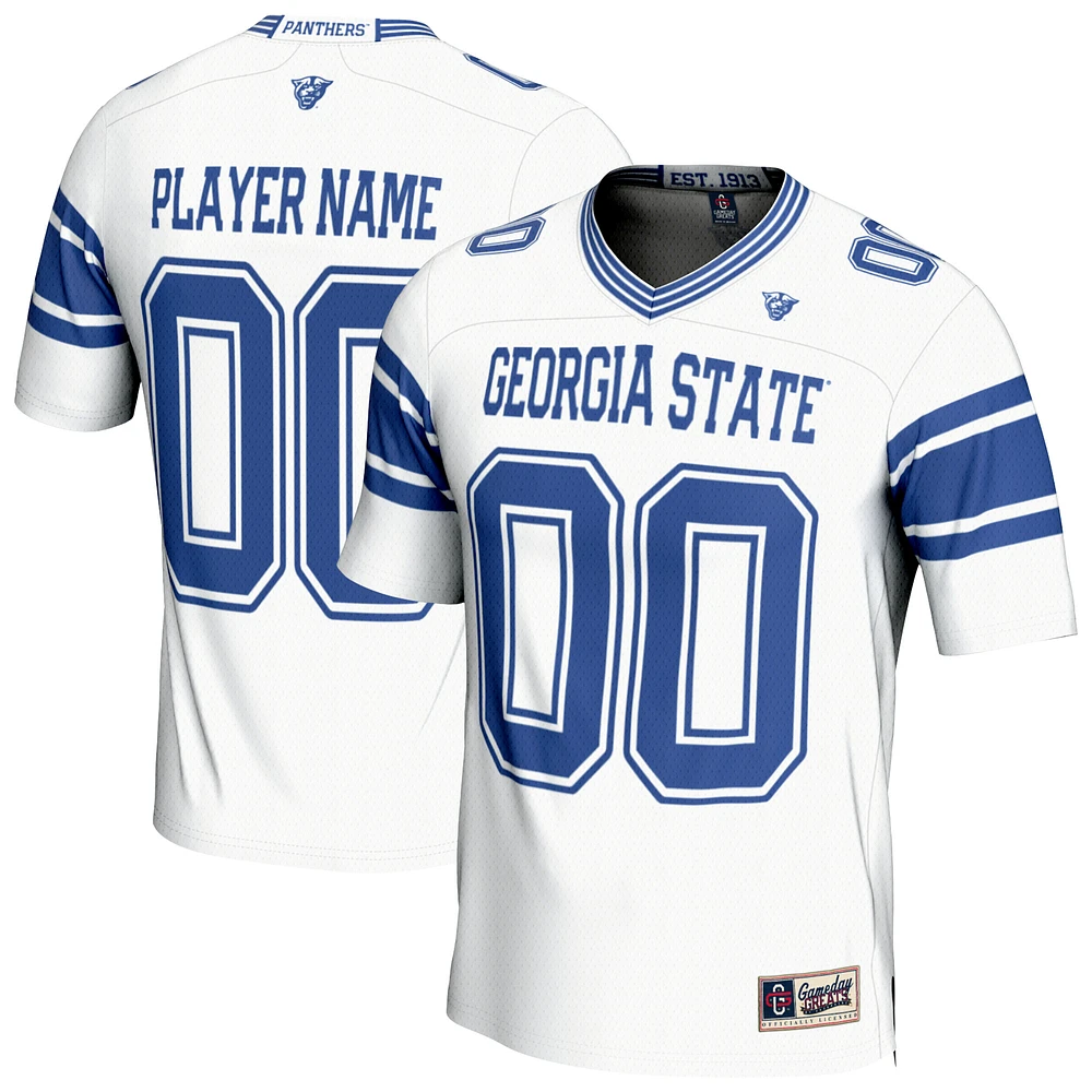 Unisex GameDay Greats White Georgia State Panthers NIL Football Fashion Jersey