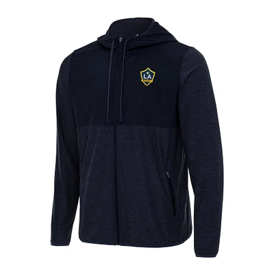 Men's Antigua Navy LA Galaxy Sway Full-Zip Hoodie