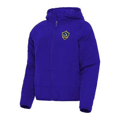 Women's Antigua Royal LA Galaxy Universe Full-Zip Hoodie Jacket