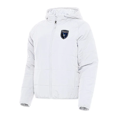 Women's Antigua San Jose Earthquakes Universe Full-Zip Hoodie Jacket