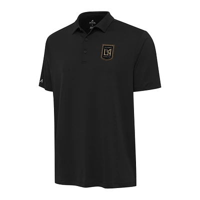 Men's Antigua Black LAFC Reprocess Polo