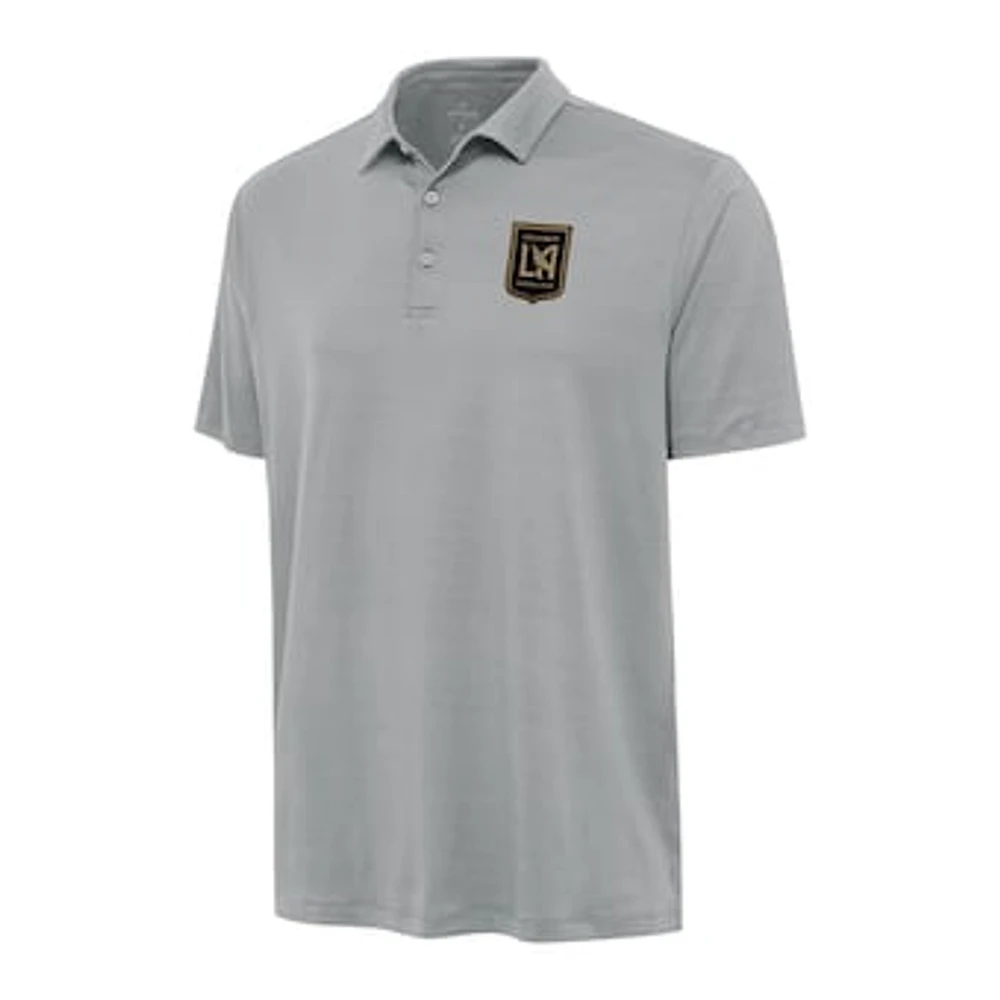 Men's Antigua Gray LAFC Reprocess Polo