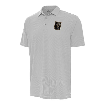 Men's Antigua Gray LAFC Twine Performance Polo