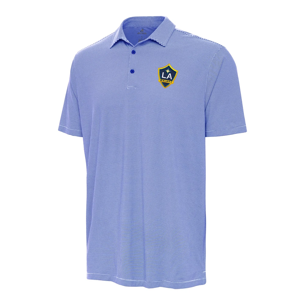 Men's Antigua Royal LA Galaxy Twine Performance Polo