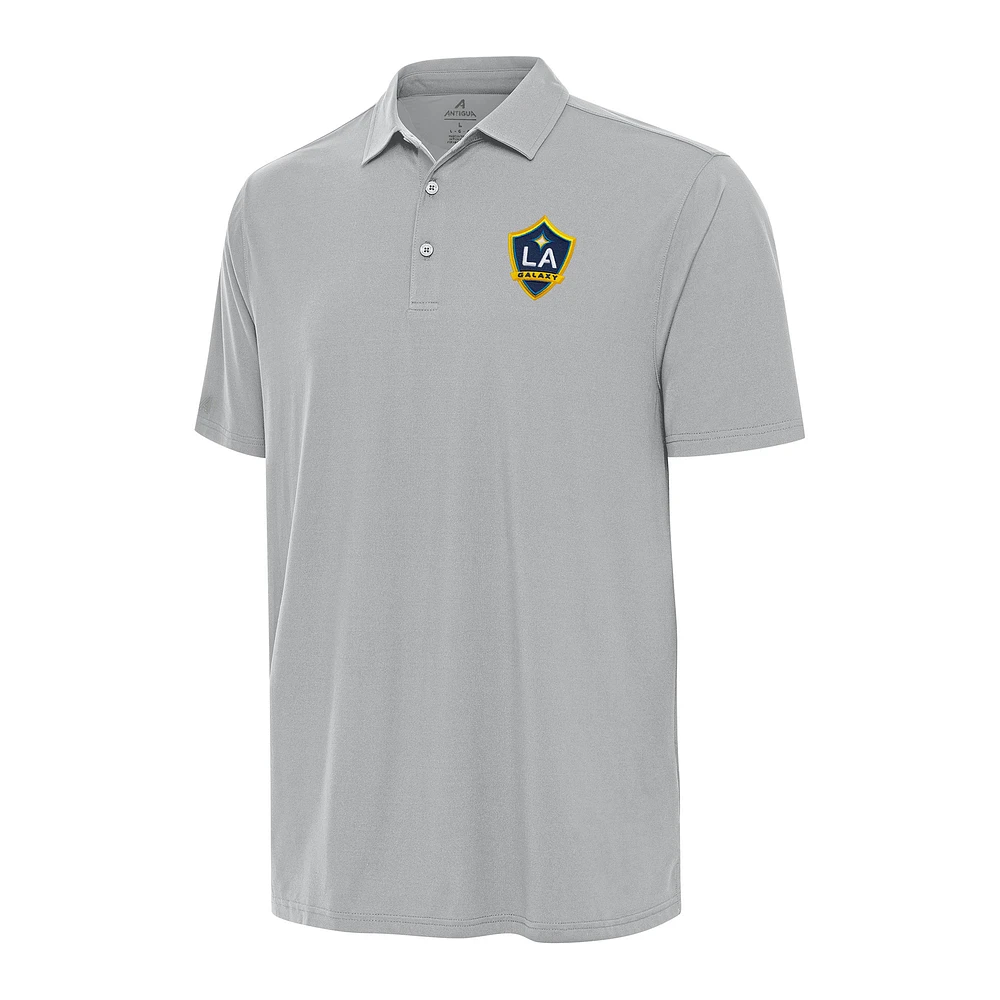 Men's Antigua Gray LA Galaxy Era Polo
