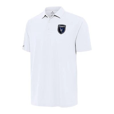 Men's Antigua White San Jose Earthquakes Era Polo