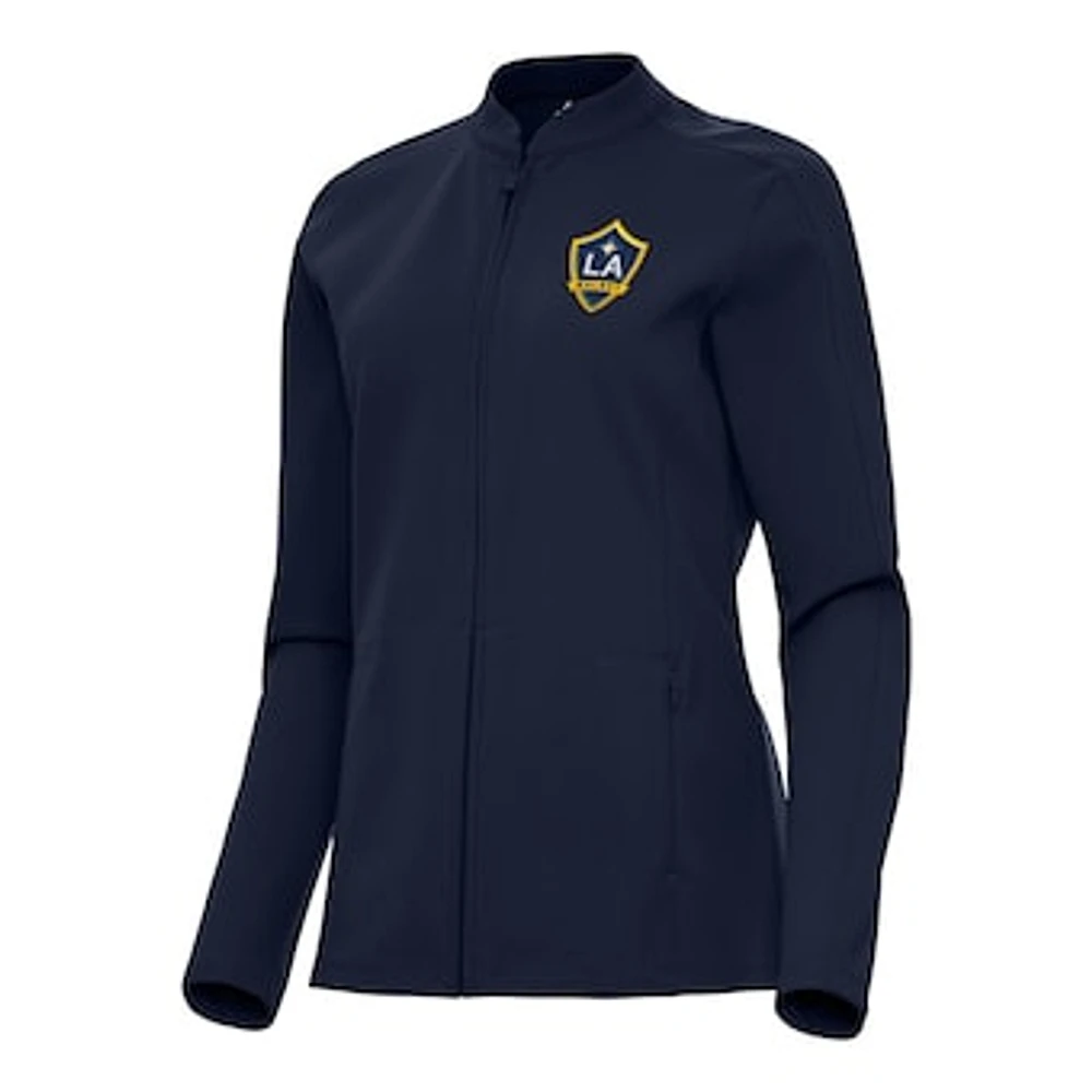 Women's Antigua Navy LA Galaxy Regard Full-Zip Jacket
