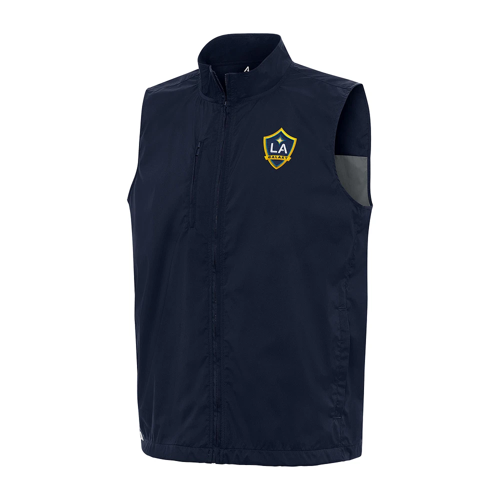 Men's Antigua Navy LA Galaxy Brisk Full-Zip Vest