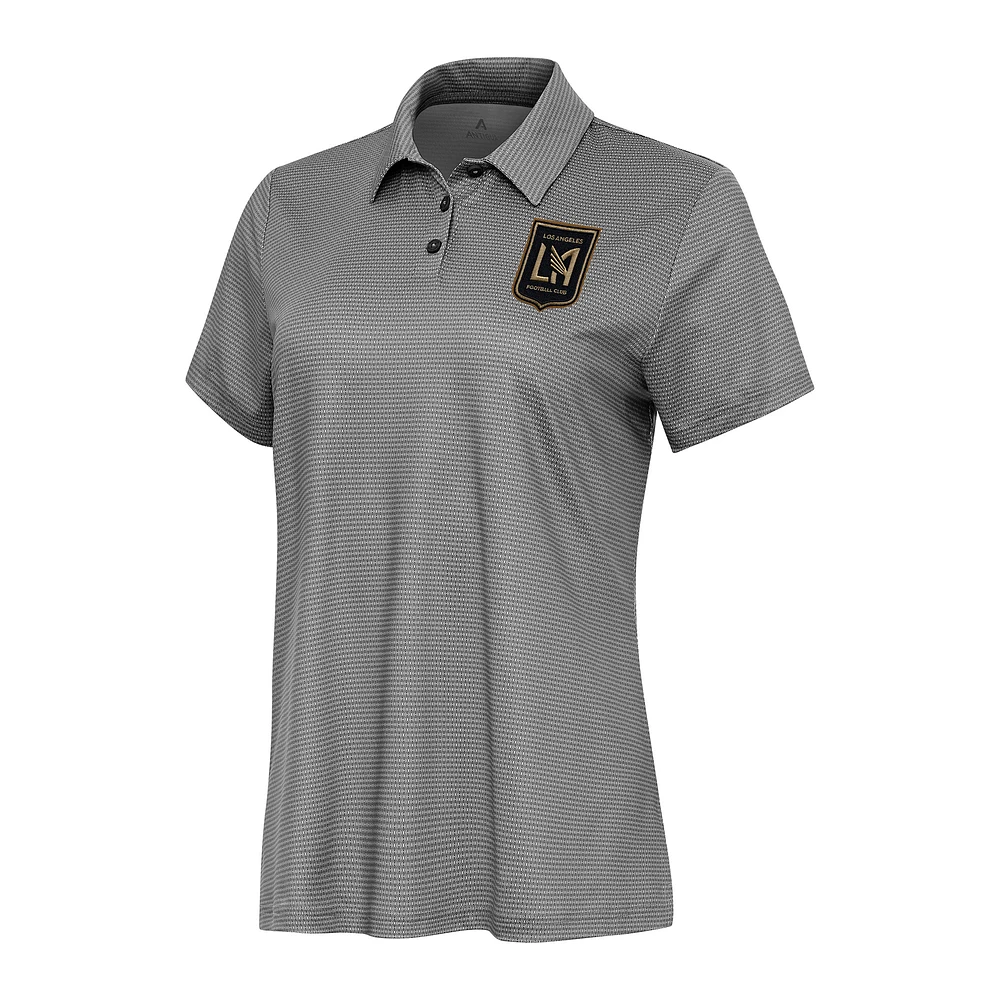 Women's Antigua White/ LAFC Rings Polo