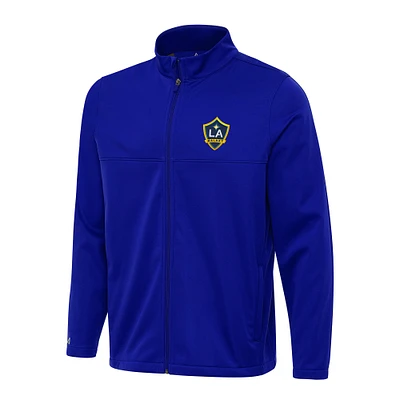 Men's Antigua Royal LA Galaxy Links 2 Full-Zip Golf Jacket
