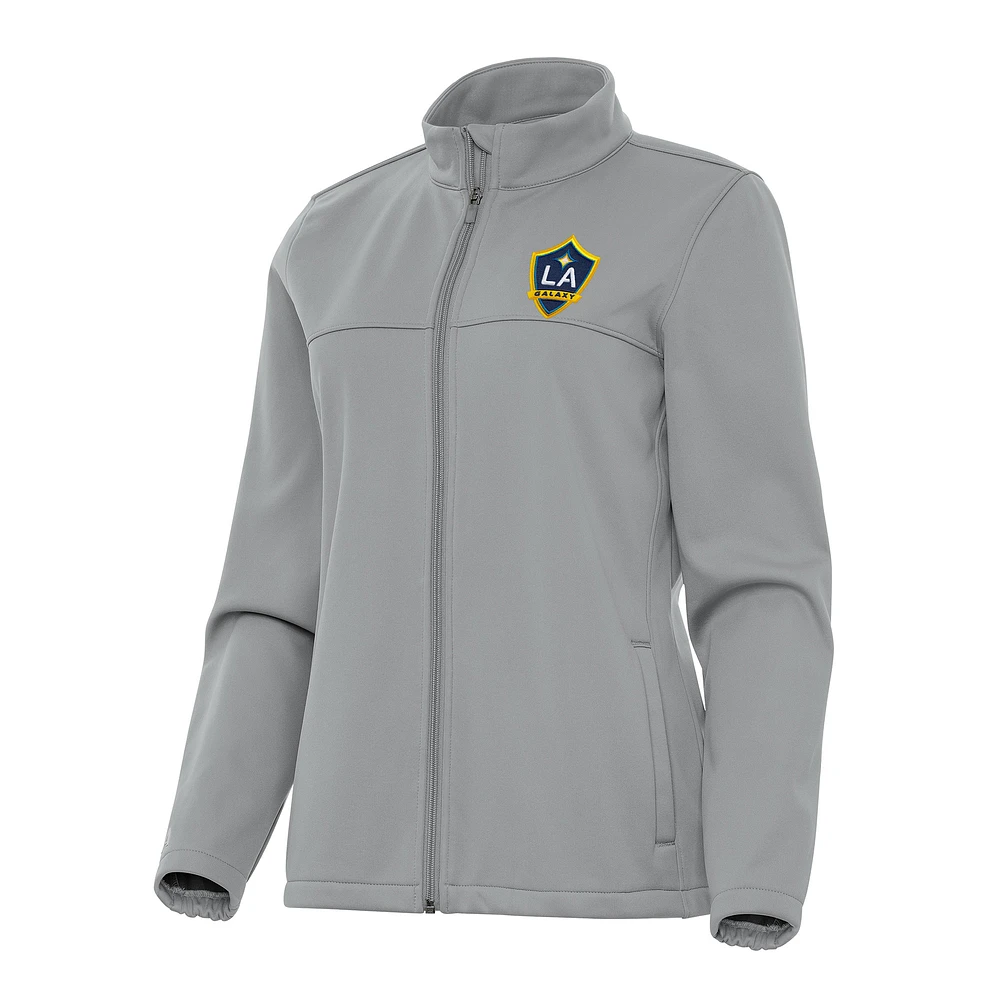 Women's Antigua LA Galaxy Links 2 Full-Zip Golf Jacket