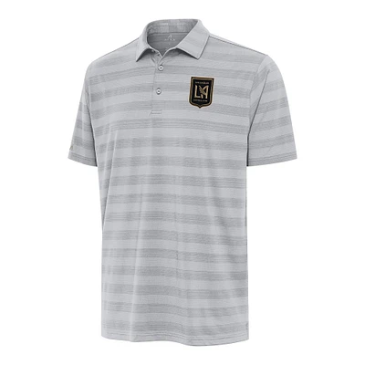 Men's Antigua Gray LAFC Big & Tall Tunnel Polo