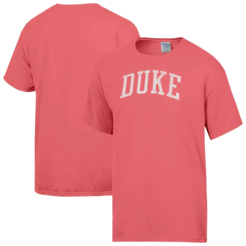 Men's ComfortWash Duke Blue Devils Distressed Arch T-Shirt