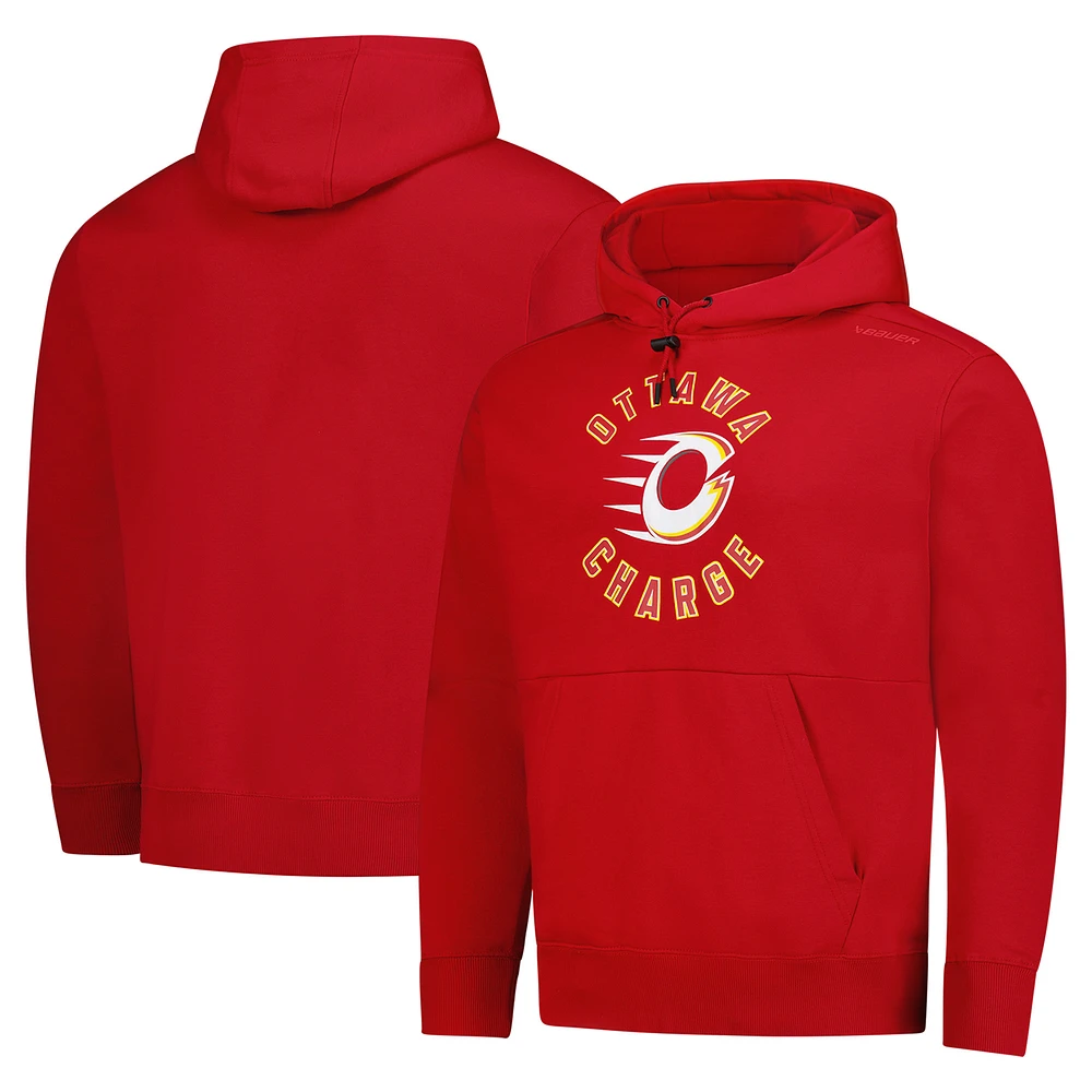 Unisex Red Ottawa Charge Ultimate Pullover Hoodie