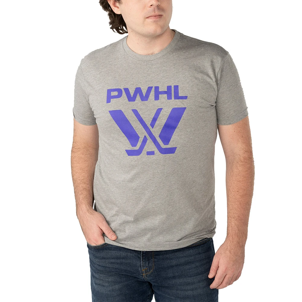 Unisex Bauer Hockey Black PWHL Graphic T-Shirt