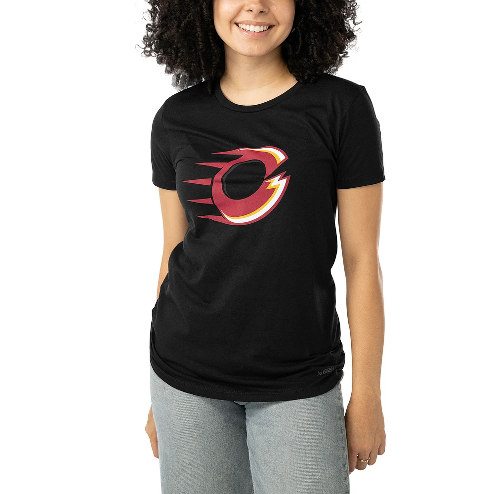 Women's Black Ottawa Charge Graphics T-Shirt