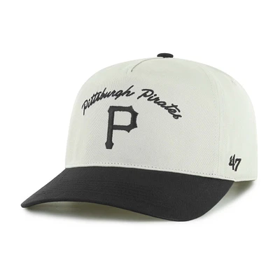 Men's '47 Cream Pittsburgh Pirates Stable Hitch Adjustable Hat