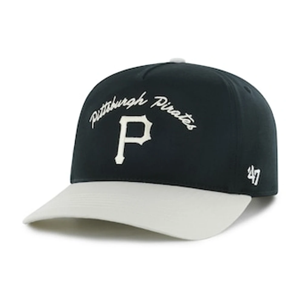 Men's '47 Black Pittsburgh Pirates Stable Hitch Adjustable Hat