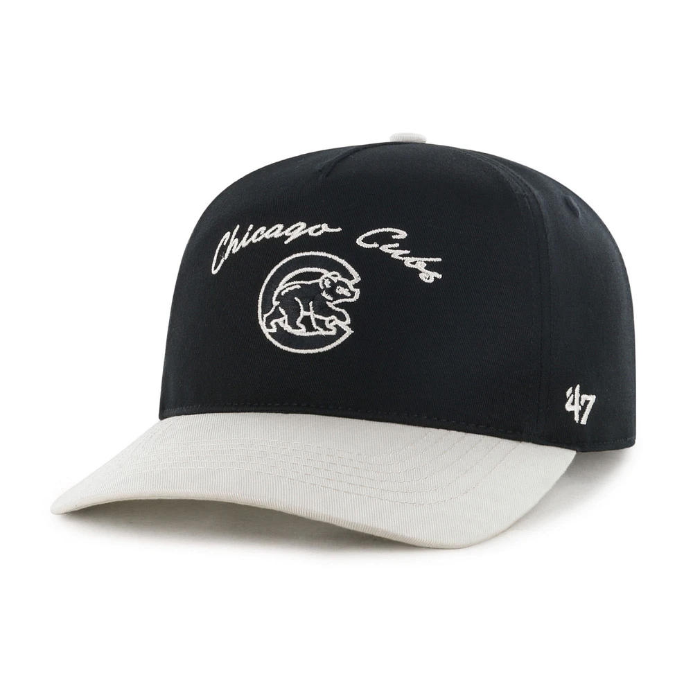 Men's '47 Black Chicago Cubs Stable Hitch Adjustable Hat