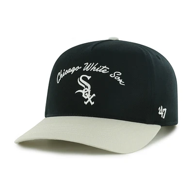 Men's '47 Black Chicago White Sox Stable Hitch Adjustable Hat