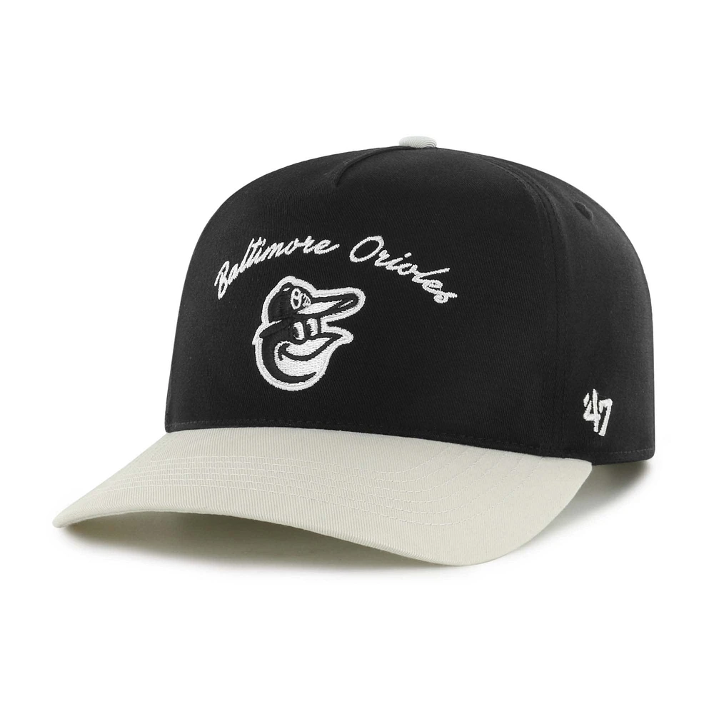 Men's '47 Black Baltimore Orioles Stable Hitch Adjustable Hat