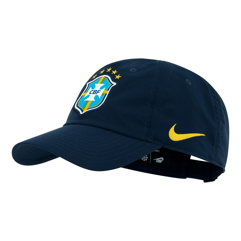 Unisex Nike Navy Brazil National Team Bozz Club Adjustable Hat