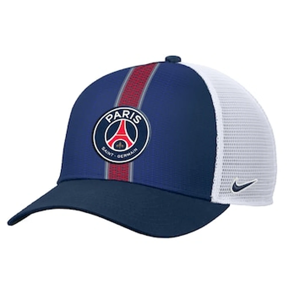 Unisex Nike Navy Paris Saint-Germain Rise Printed Trucker Adjustable Hat