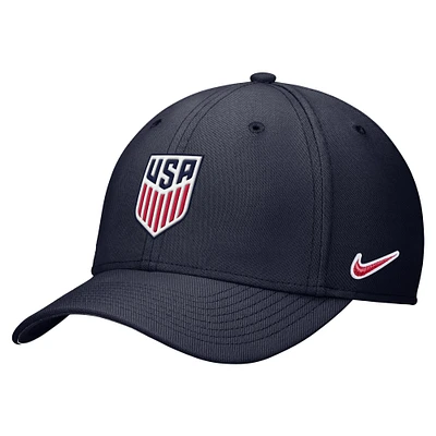Men's Nike Navy USMNT Rise Swoosh Performance Flex Hat