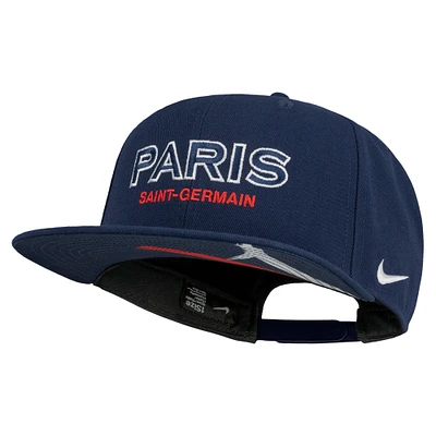 Unisex Nike Navy Paris Saint-Germain Pro Snapback Hat