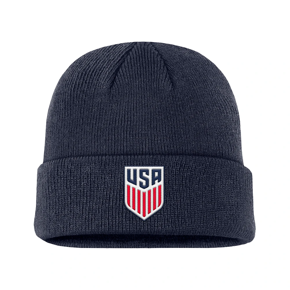 Unisex Nike Navy USMNT Terra Cuffed Knit Hat