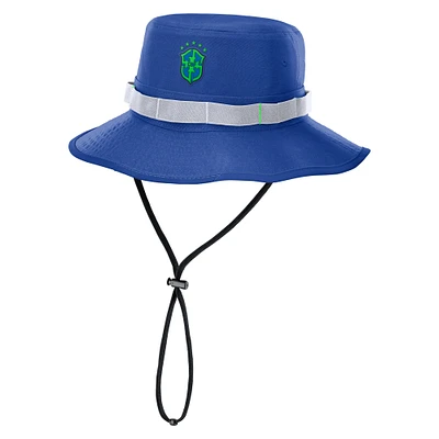 Unisex Nike Royal Brazil National Team Apex Boonie Performance Bucket Hat