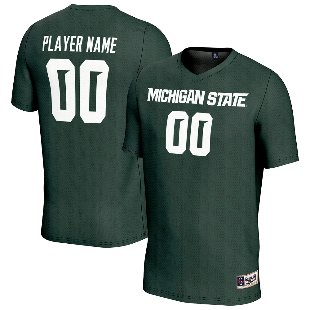 Youth GameDay Greats Green Michigan State Spartans NIL Pick-A-Player Men's Soccer Jersey