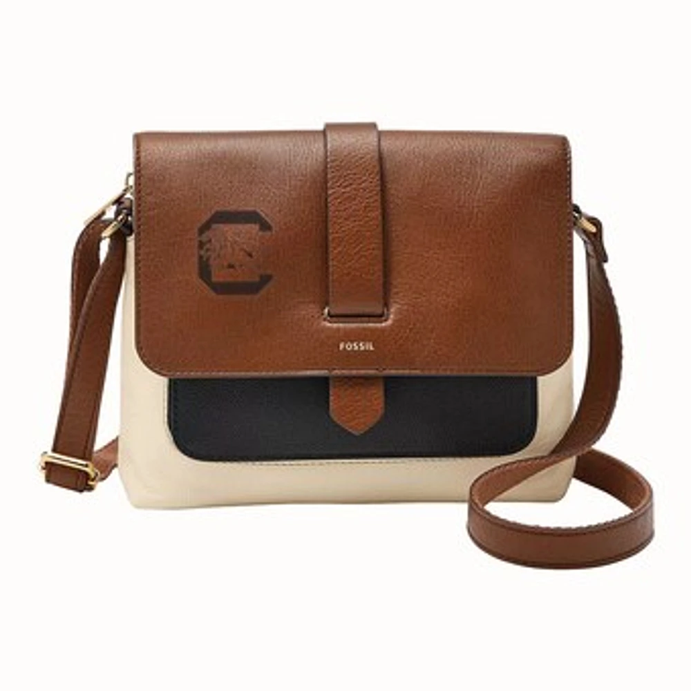 Fossil South Carolina Gamecocks Kinley Leather Small Crossbody Bag