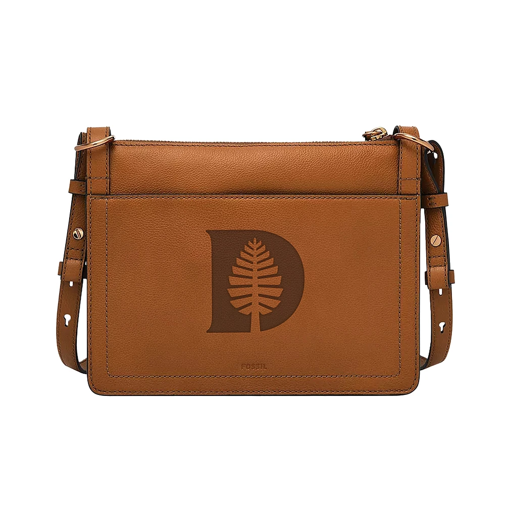 Fossil Dartmouth Big Green Taryn Leather Crossbody Bag