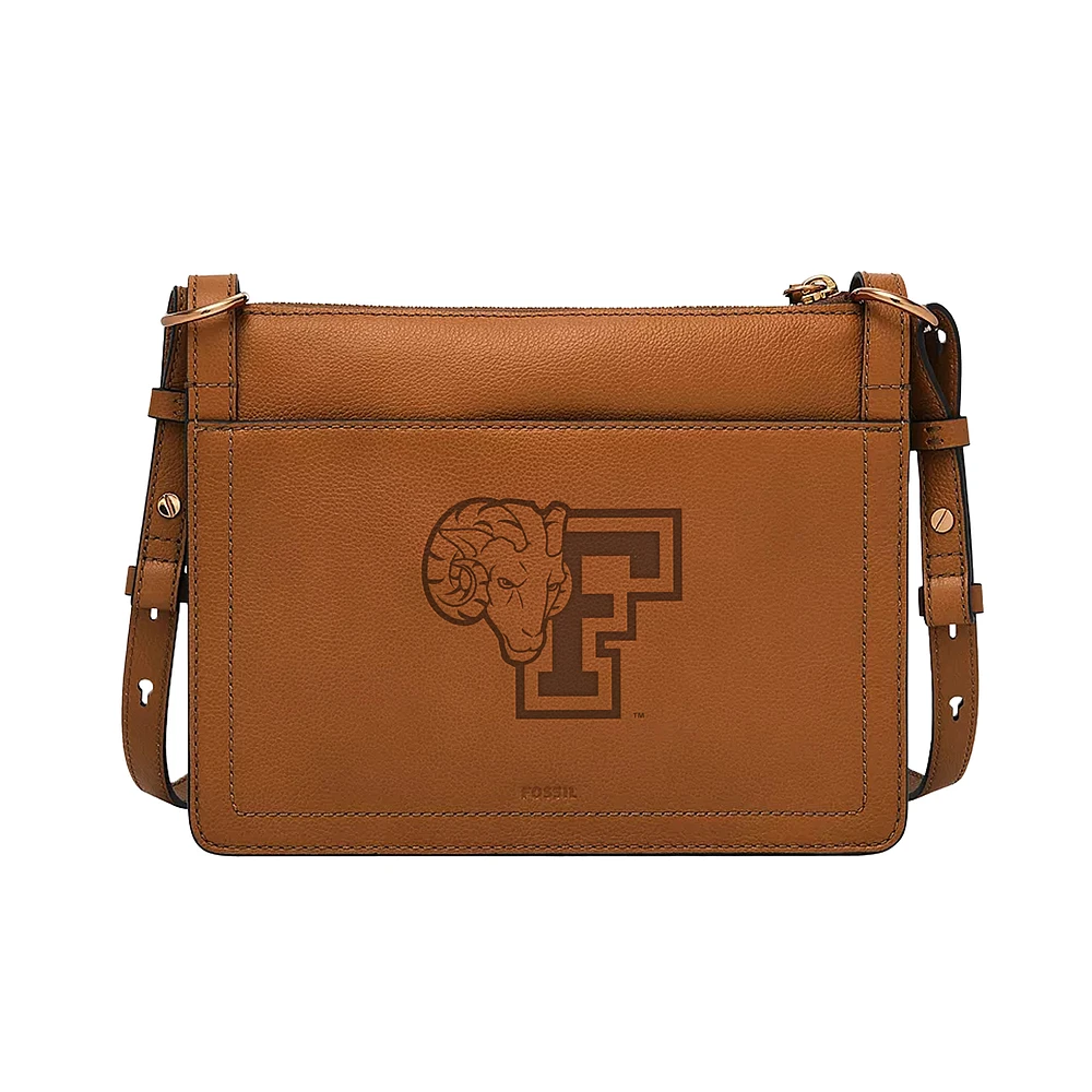 Fossil Fordham Rams Taryn Leather Crossbody Bag