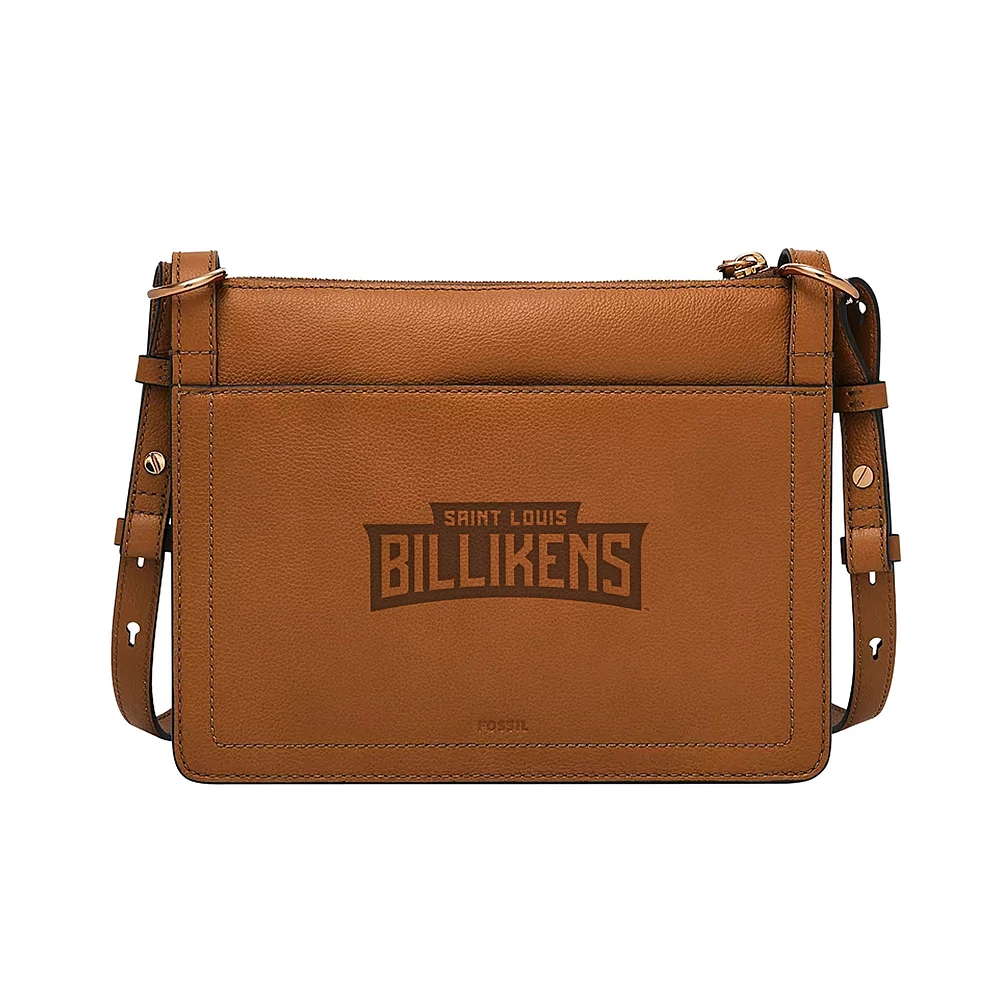 Fossil Saint Louis Billikens Taryn Leather Crossbody Bag