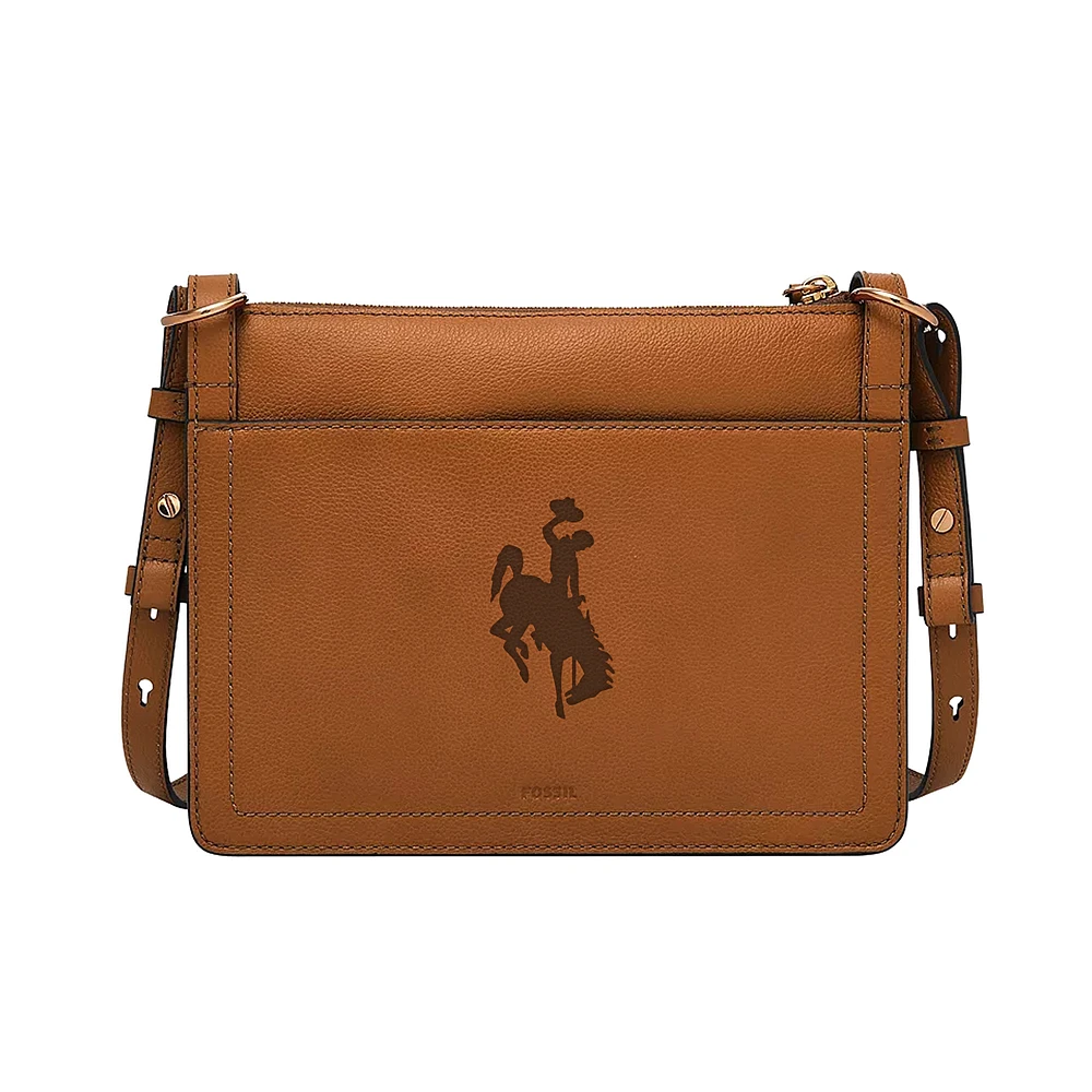 Fossil Wyoming Cowboys Taryn Leather Crossbody Bag