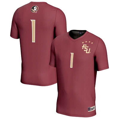 Unisex GameDay Greats #1 Garnet Florida State Seminoles Lightweight Collegiate Soccer Fashion Jersey