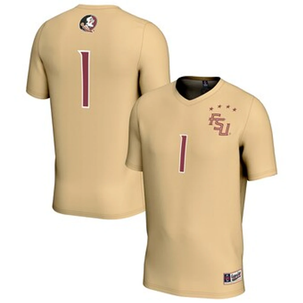 Unisex GameDay Greats #1 Gold Florida State Seminoles Lightweight Collegiate Soccer Fashion Jersey