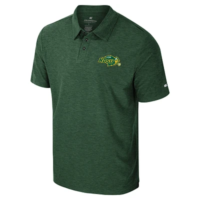 Men's Colosseum Green NDSU Bison Revolution Polo