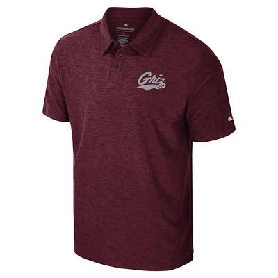 Men's Colosseum Maroon Montana Grizzlies Revolution Polo