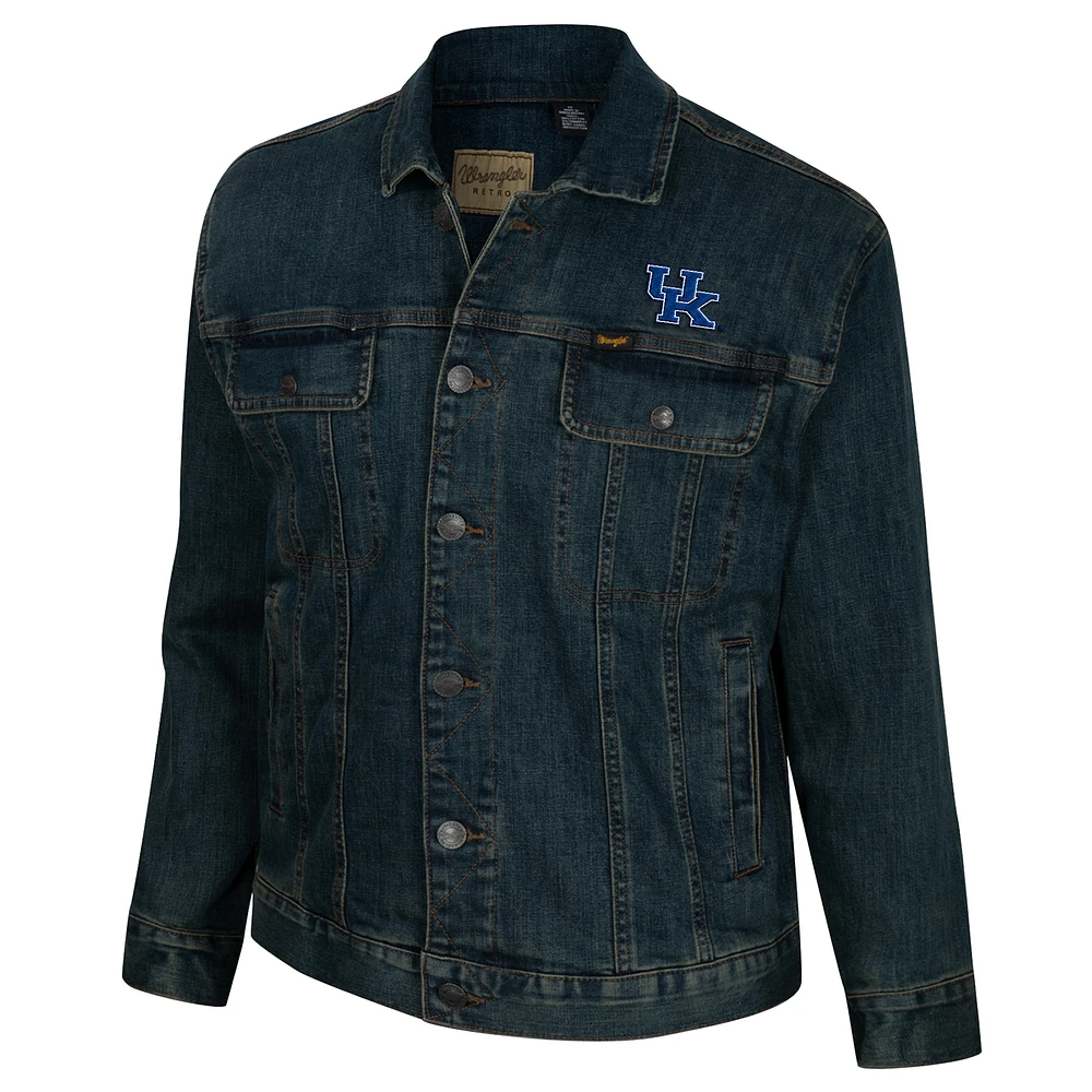 Men's Wrangler Kentucky Wildcats Button-Up Denim Jacket