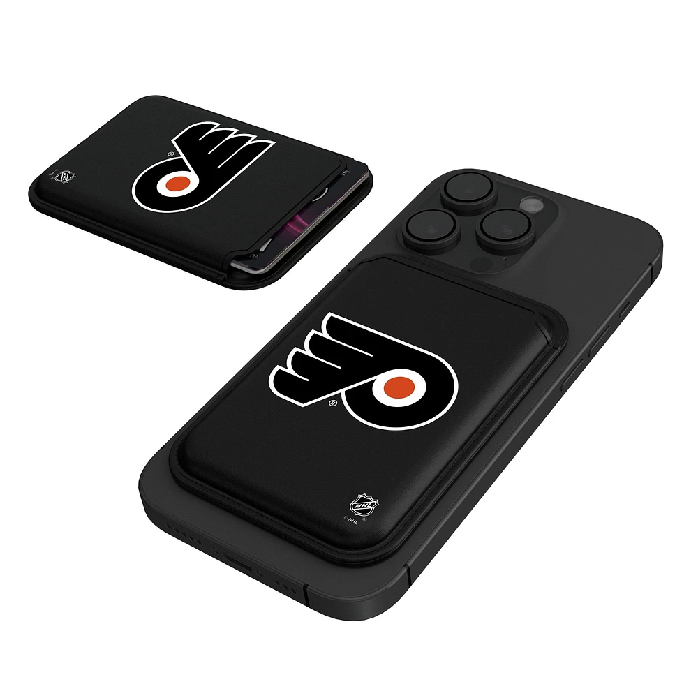 Keyscaper Black Philadelphia Flyers Magnetic Credit Card Wallet