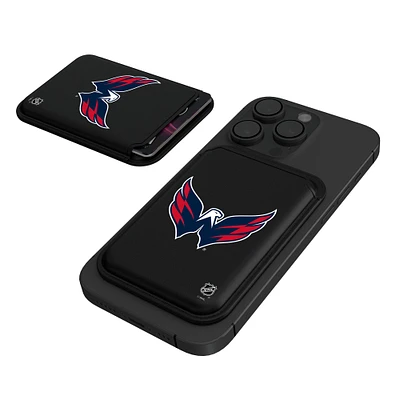 Keyscaper Black Washington Capitals Magnetic Credit Card Wallet