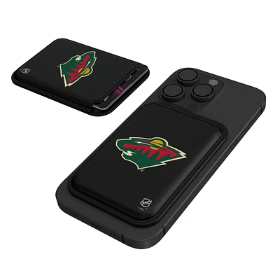 Keyscaper Black Minnesota Wild Magnetic Credit Card Wallet